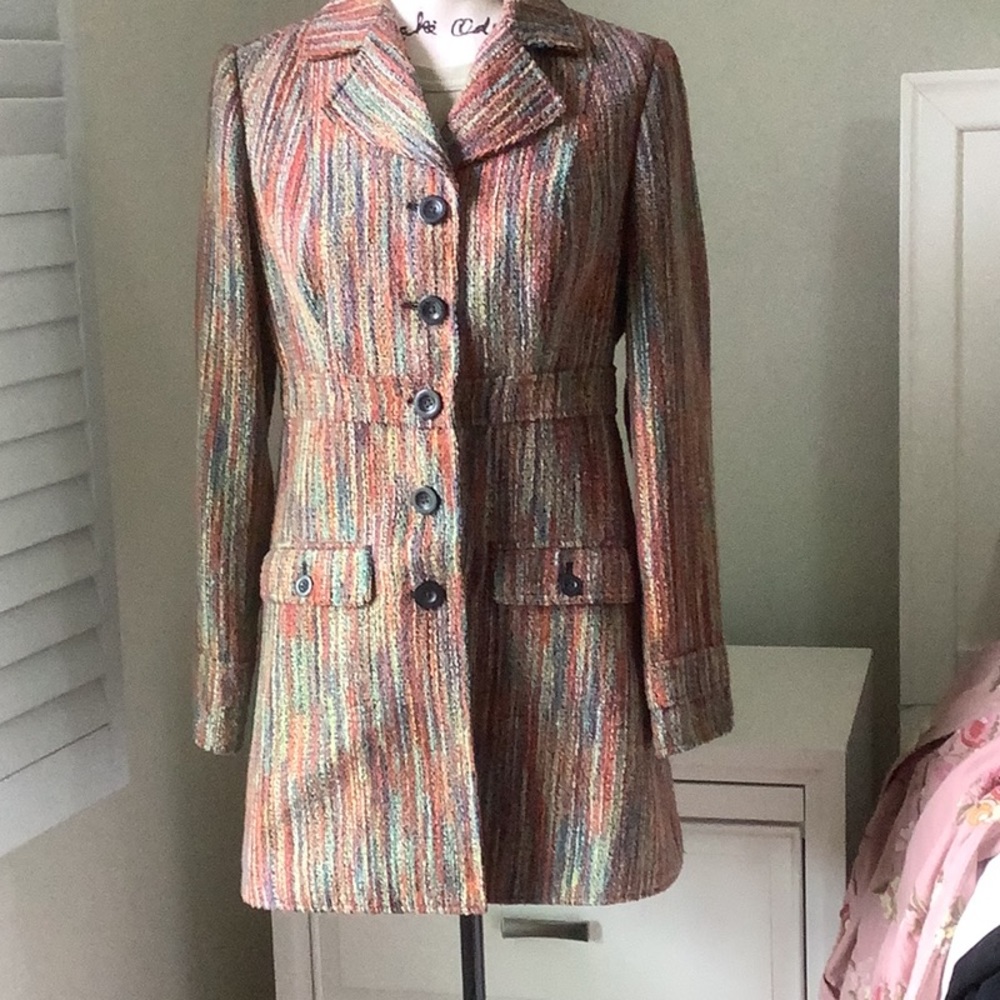 Putumayo mixed striped blazer